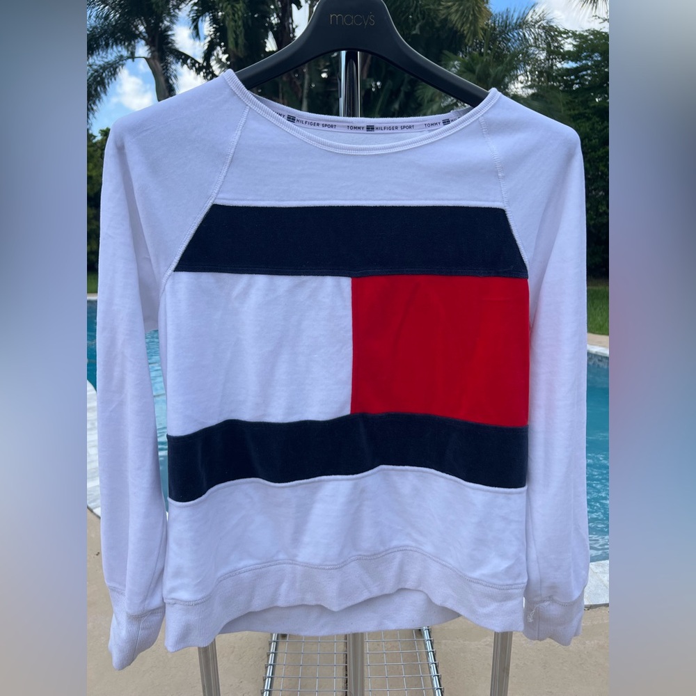 Tommy Hilfiger White Sport Sweatshirt